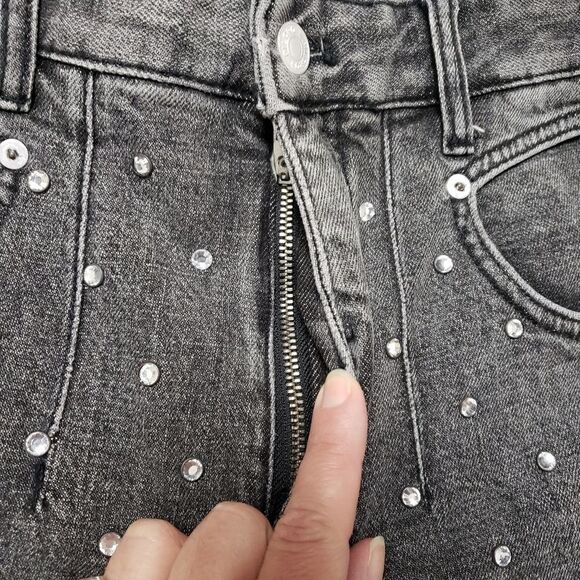Anthopologie Pilcro Ultra High Rise jeans Beaded / jeweled **host pick** - Picture 7 of 14